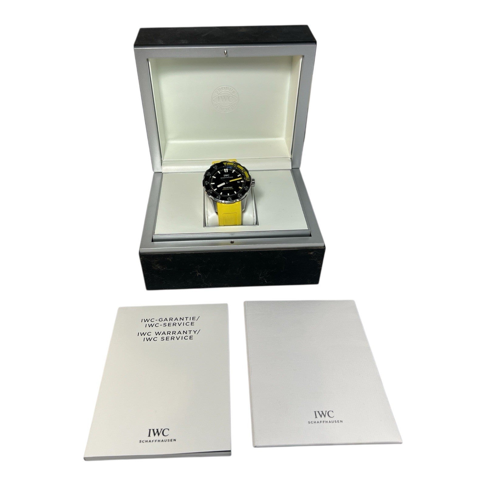 IWC Aquatimer Stainless Steel Black Dial 44mm Automatic Men’s Watch IW356810