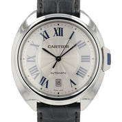 Cartier Cle de Cartier Silver Dial Stainless Steel 40mm Automatic Men's WSCL0018