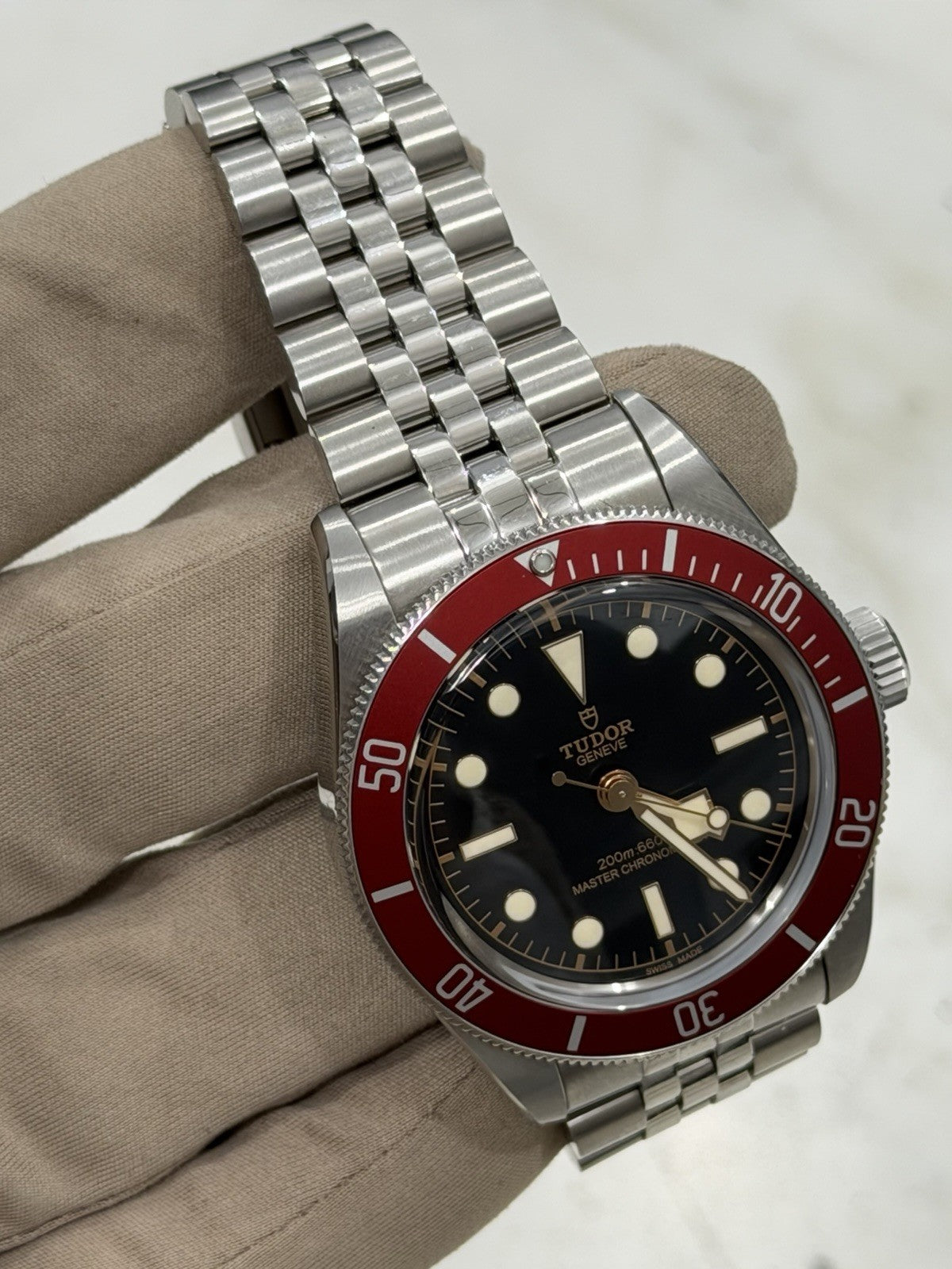 Tudor Black Bay Men's Red Bezel Black Dial 41mm Automatic Watch 7941A1A0RU
