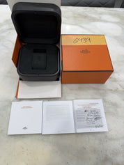 Hermes H08 Carbon & Titanium Gray Dial 42mm Automatic Movement Mens Watch