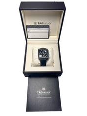 Tag Heuer Monaco Stainless Steel Black 38mm Automatic Men’s Watch CW2111