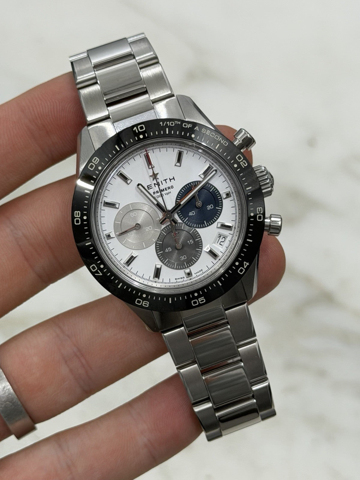 2024 Zenith Chronomaster Sport Steel White Dial 41mm Automatic 03.3100.3600/69