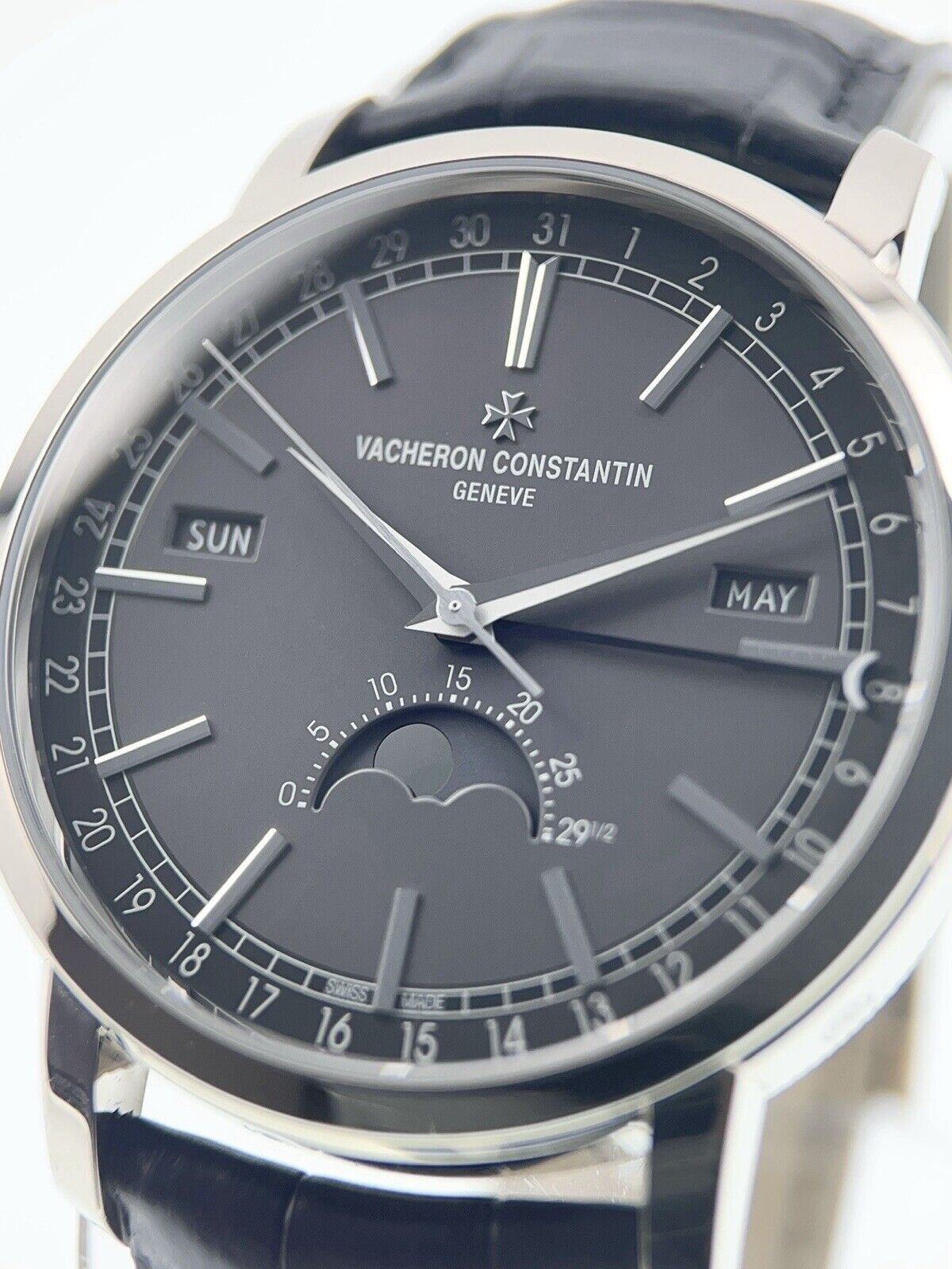 Vacheron Constantin Traditionnelle 18k White Gold Grey Dial 41mm 4010T/000G-B740