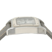 Cartier Santos 100 White Dial Stainless Steel 33x44mm Auto Watch W20129U2