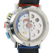 Alain SIlberstein Black Dial Stainless Steel 40mm Automatic Mens Krono Buahaus
