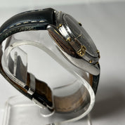 Breitling Two-Tone Blue Dial 39mm 81.950 Chronograph Automatic Date Watch - READ