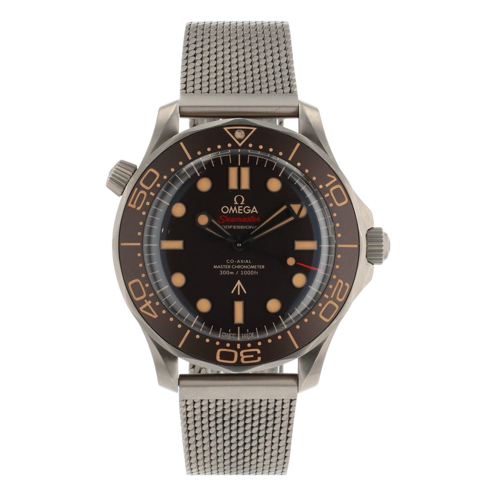 Omega Seamaster Diver 007 Titanium Brown Dial 42mm Automatic 210.90.42.20.01.001