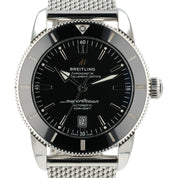Breitling SuperOcean Heritage Black Dial Stainless Steel 46mm Automatic AB2020