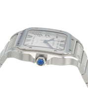 Cartier Santos WSSA0029 Automatic Stainless White Dial Midsize Unisex Watch 35mm