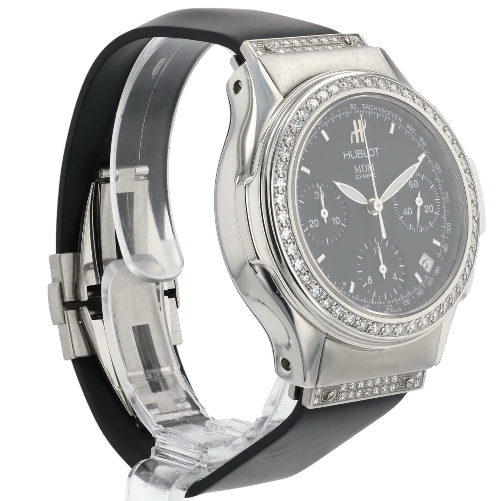 Hublot Elegant Stainless Steel Black Dial 40mm Automatic Men’s Watch 1810.1.054