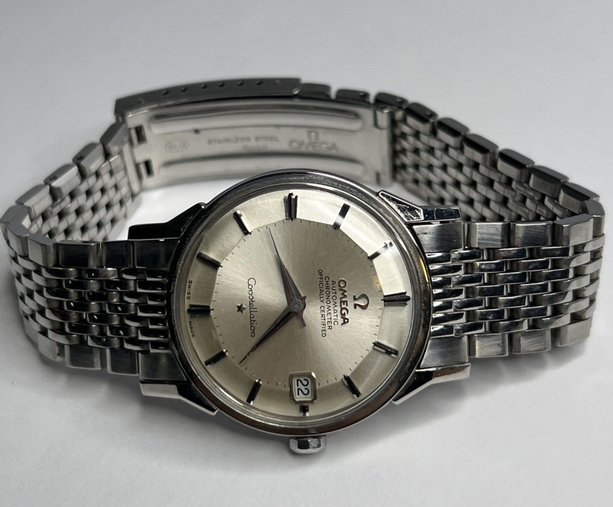 Omega Constellation Pie Pan 168.005 34mm Cal 564 Date Watch & 1503/1 Bracelet