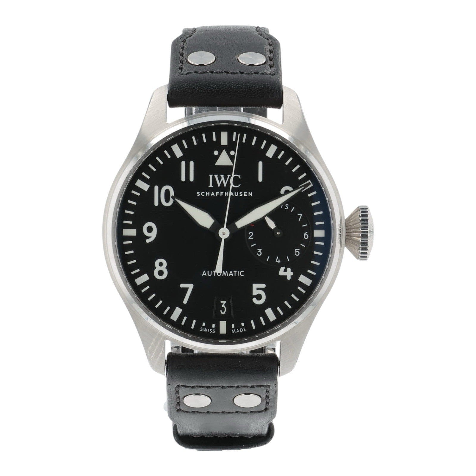 IWC Big Pilot Stainless Steel Black Dial 46.2mm Automatic Men’s Watch IW501001