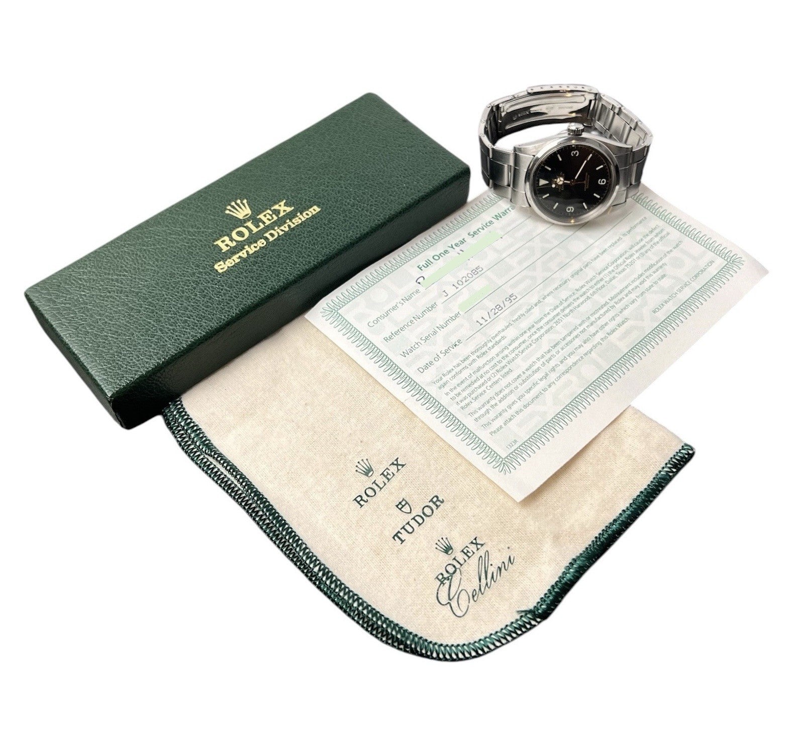Rolex Explorer Black Dial Stainless Steel 36mm Automatic Movement Men’s 6610