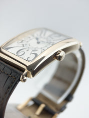 Franck Muller Long Island 18k Rose Gold 36mm Silver Dial Automatic Watch 1000SC