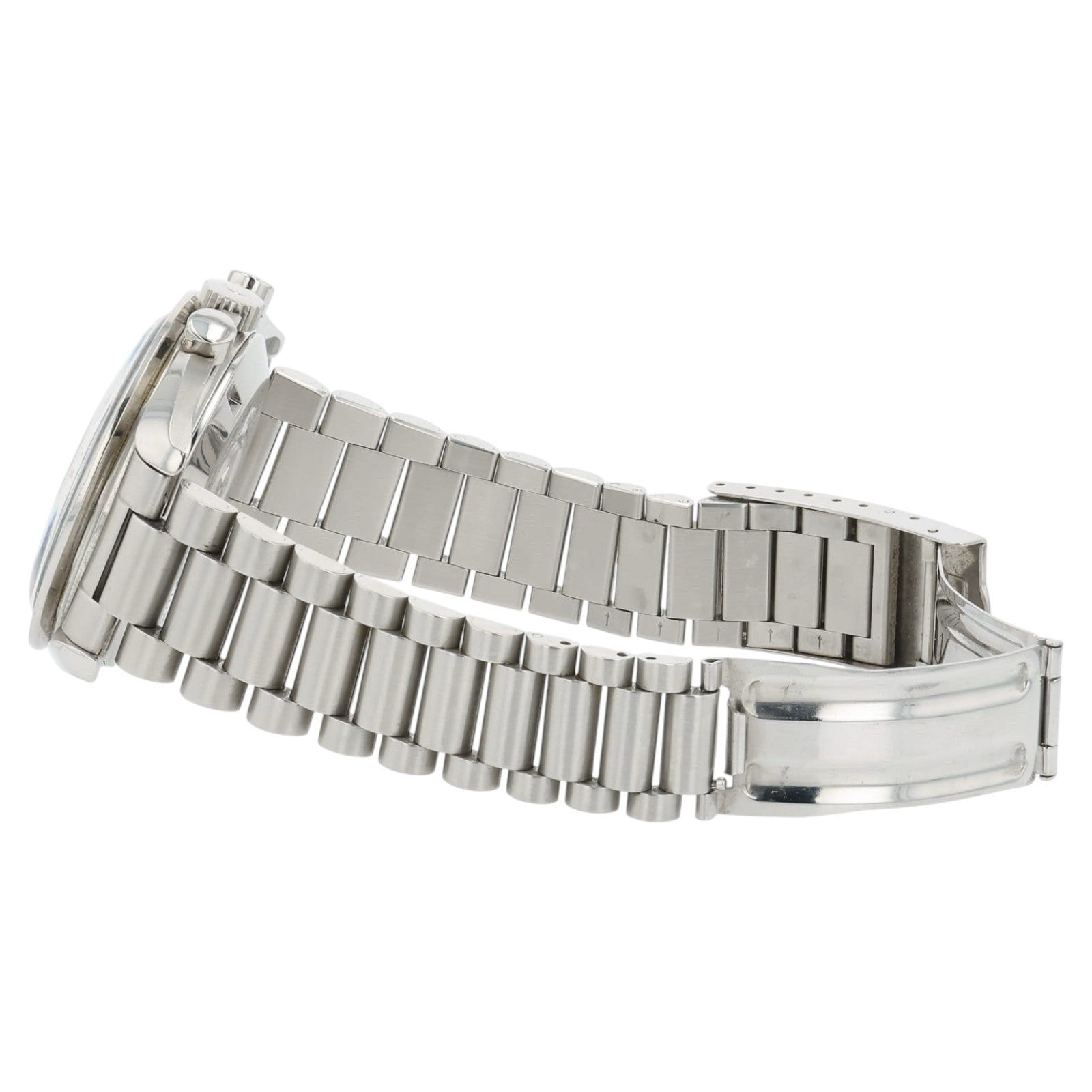 Omega Speedmaster Stainless Steel Black Dial 42mm Manual Wind Mens Watch 145.002