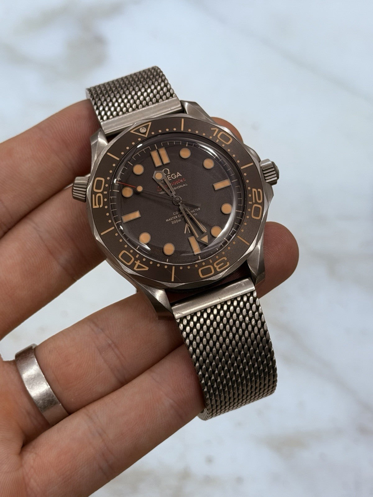 2021 Omega Seamaster NTTD James Bond No Time To Die Watch 210.90.42.20.01.001