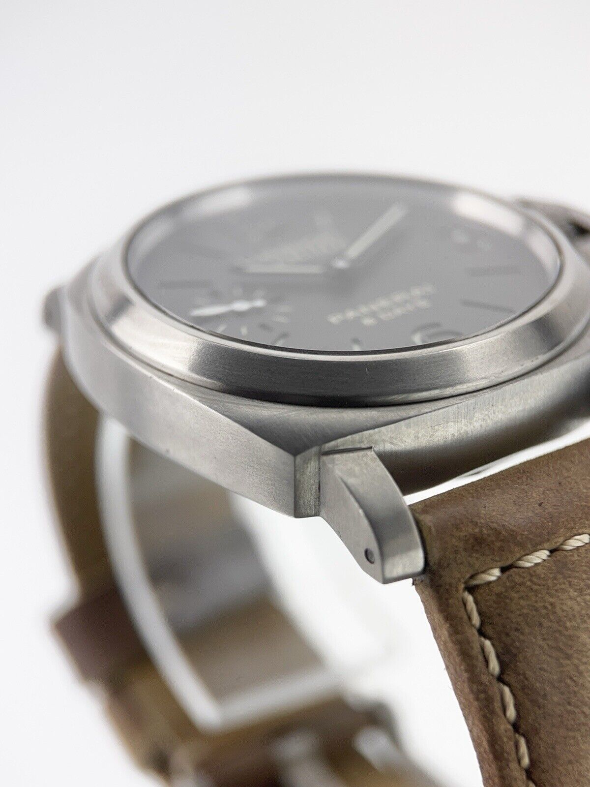 Panerai Luminor Marina 8 Days Titanium Brown Dial 44mm Manual Wind Mens PAM00564