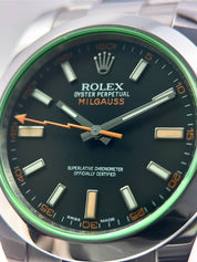 Rolex Milgauss Stainless Steel Black Automatic Men’s Watch 116400G