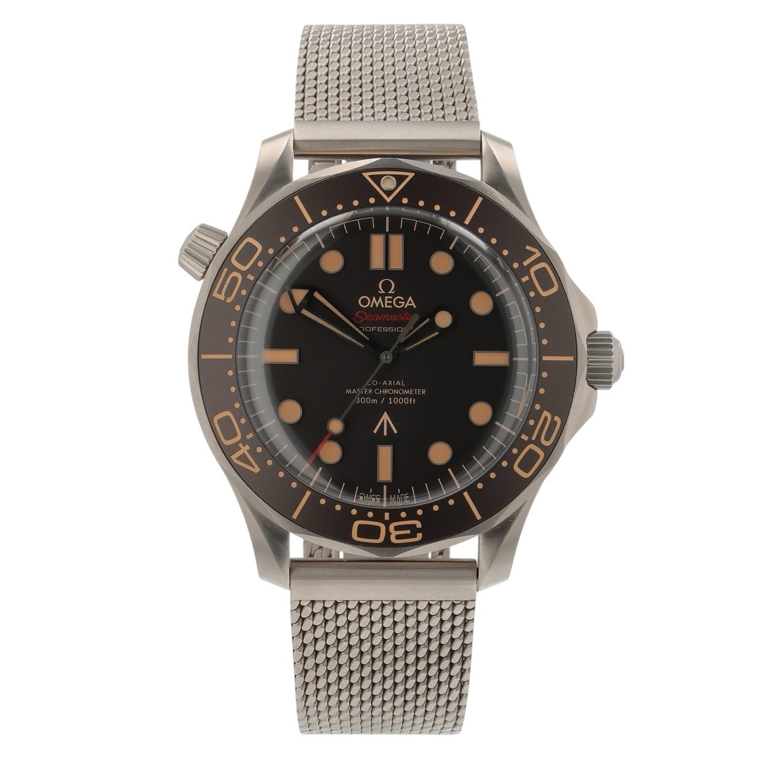 2025 Omega Seamaster NTTD Titanium Brown Dial 42mm Watch 210.90.42.20.01.001