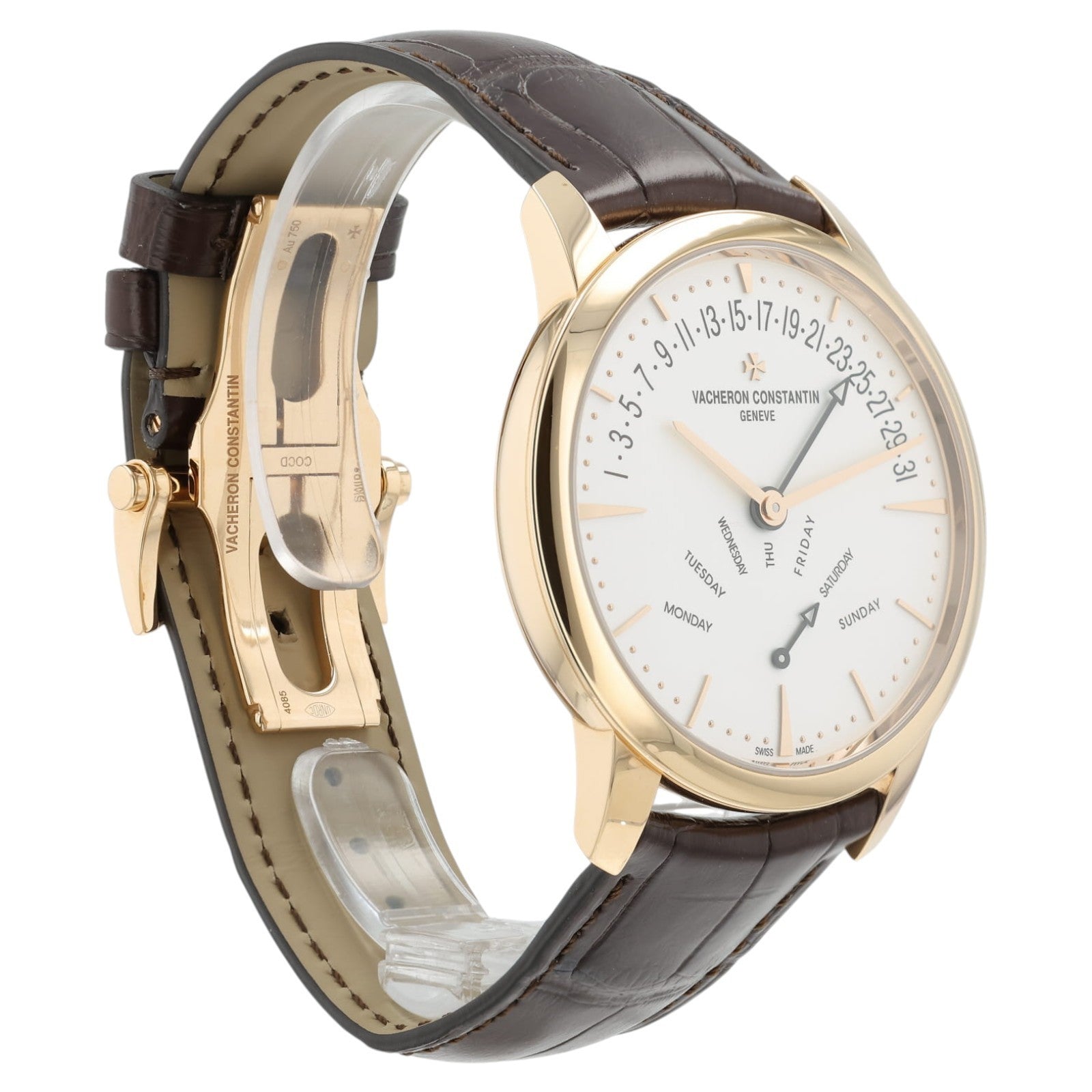 Vacheron Constantin Patrimony White Dial 18k Rose Gold 42.5mm Automatic 4000U
