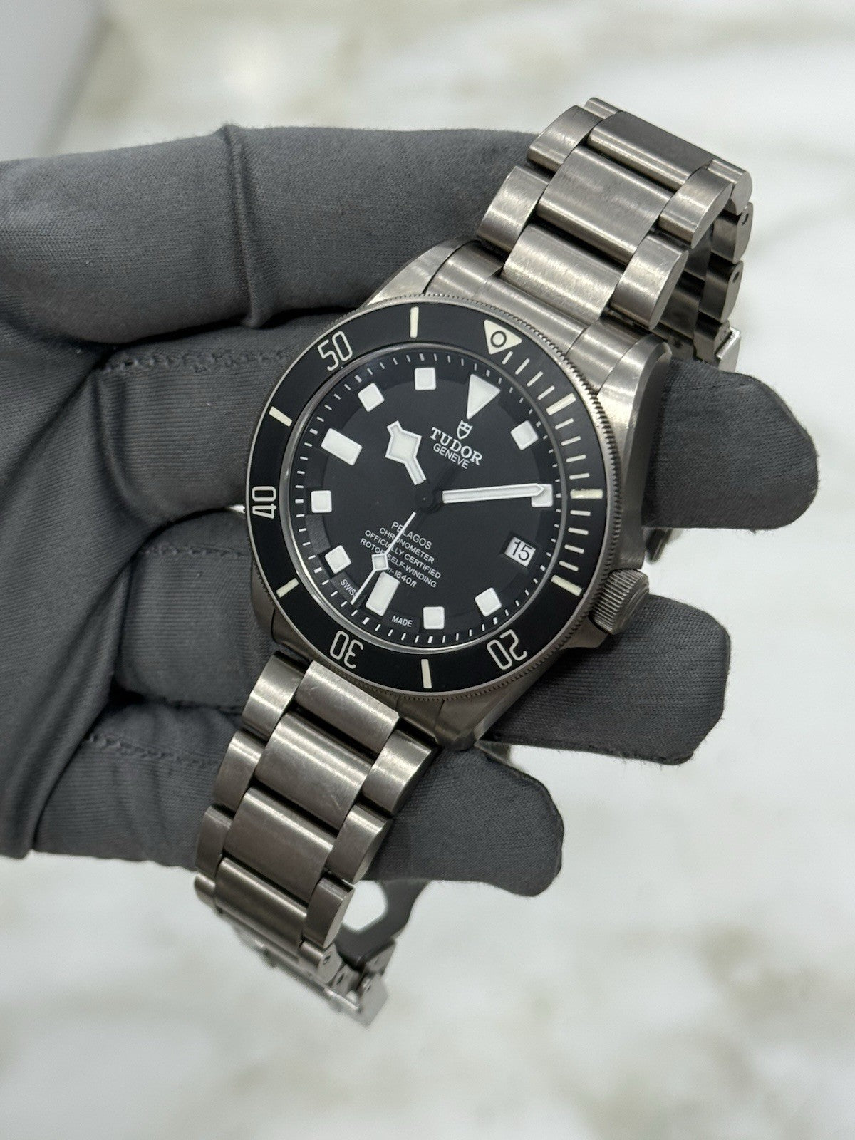 Tudor Pelagos Date Black Dial Titanium Men's Watch 25600TN - Watch Only
