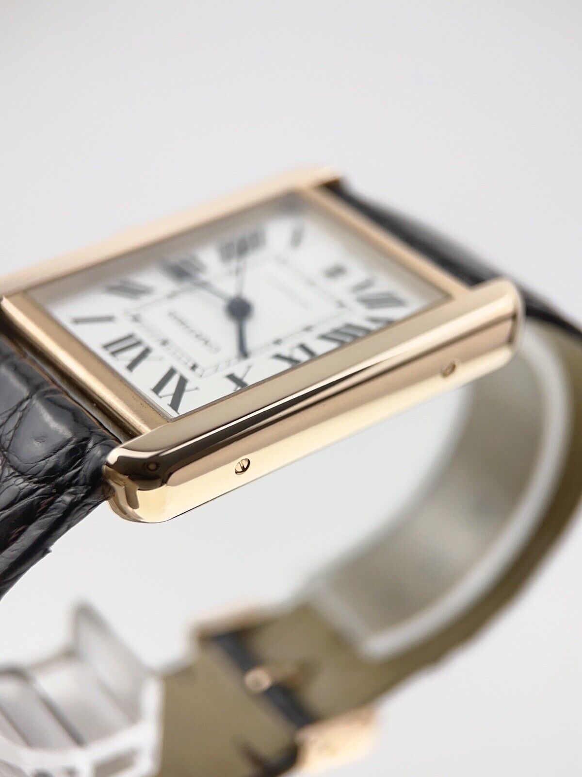 Cartier Tank Solo XL 18k Rose Gold Automatic Men’s Watch 3514