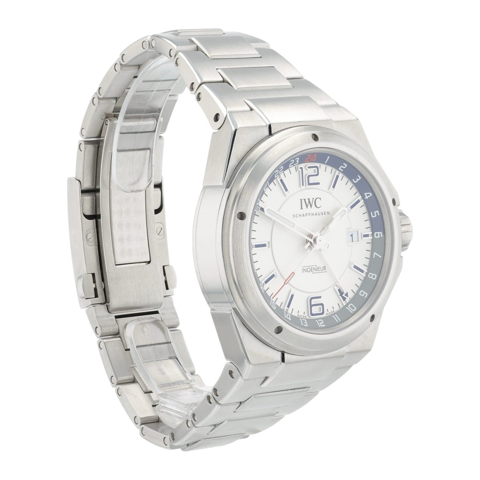 IWC Ingenieur  Stainless Steel White Dial 43mm Automatic Men’s Watch IW324404