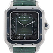Cartier Santos Stainless Steel Green Dial 40mm Automatic Men’s Watch WSSA0062