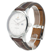 Breitling Transocean Stainless Steel Silver Dial 43mm Automatic Mens A10360