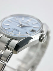 NEW 2023 Grand Seiko Automatic 40mm Frost Blue Dial SBGH295G - Box And Papers