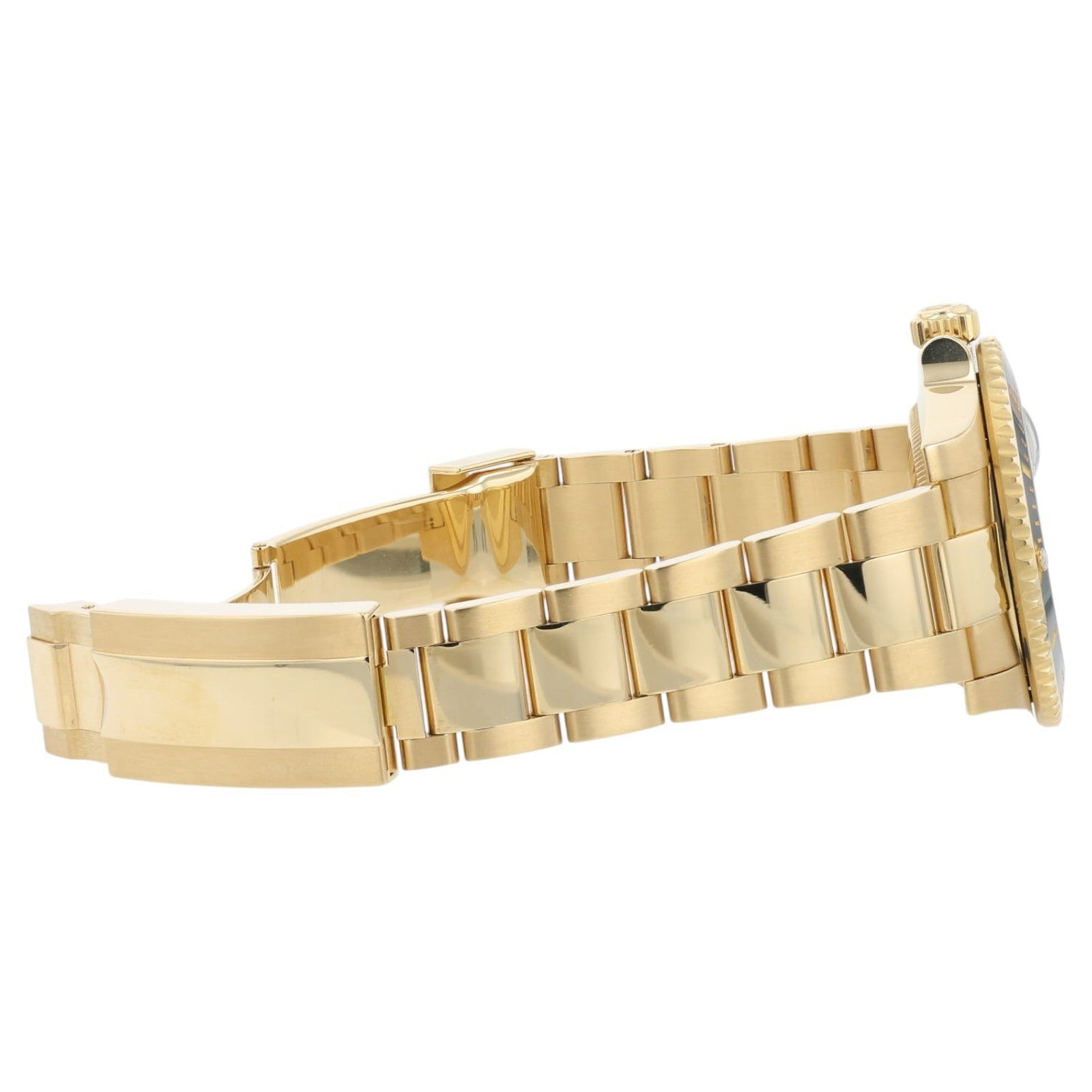 Rolex Submariner Black Dial 18k Yellow Gold 40mm Automatic Mens Watch 116618LN