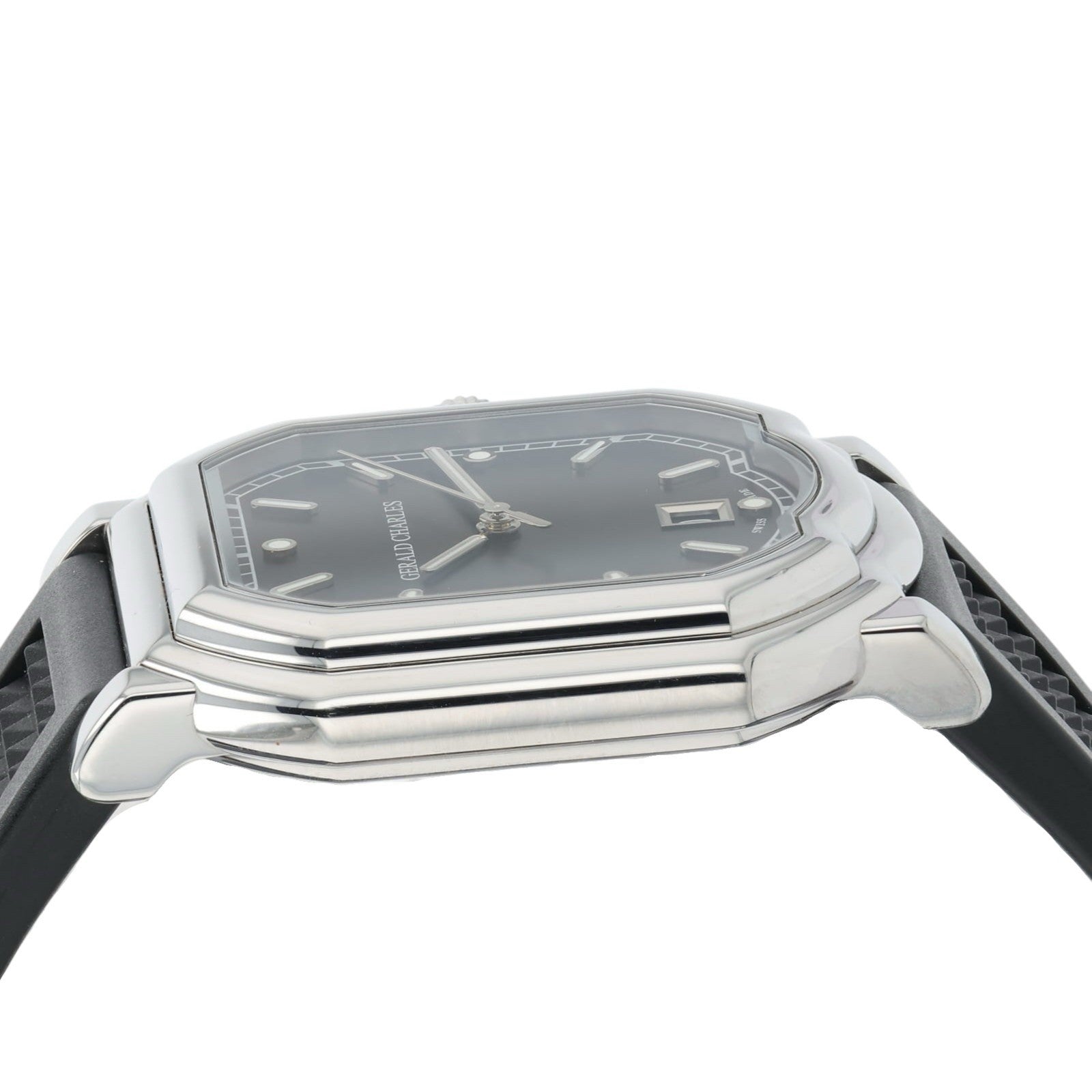 Gerald Charles Maestro Stainless Steel Black Dial 39mm Automatic Mens GC2.0-A-00