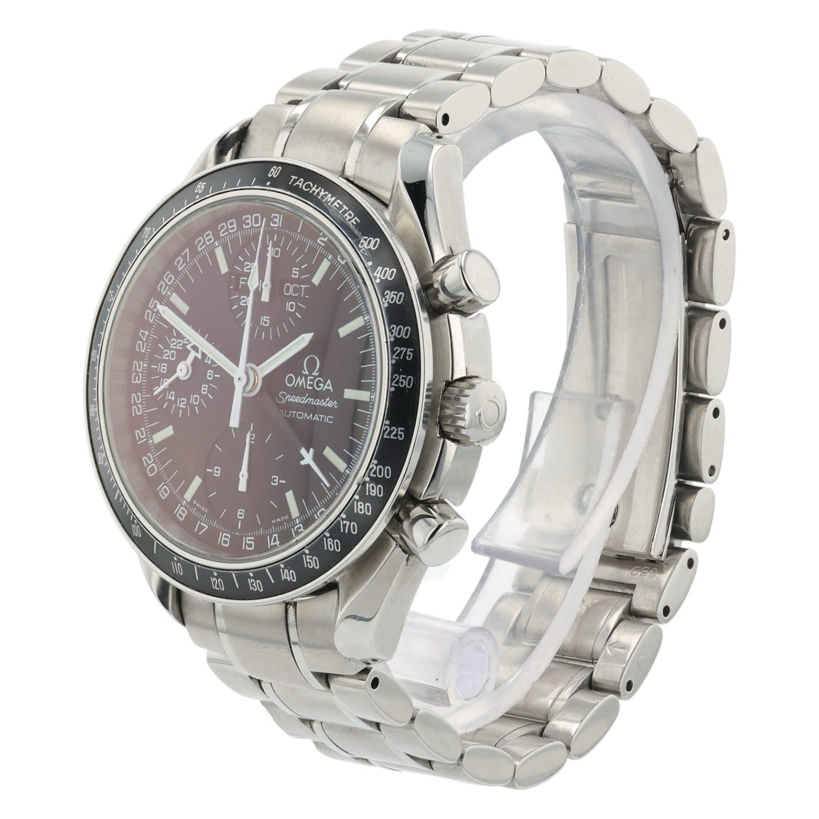 Omega Speedmaster Black Dial Stainless Steel 39mm Automatic Men’s Watch 3520.50