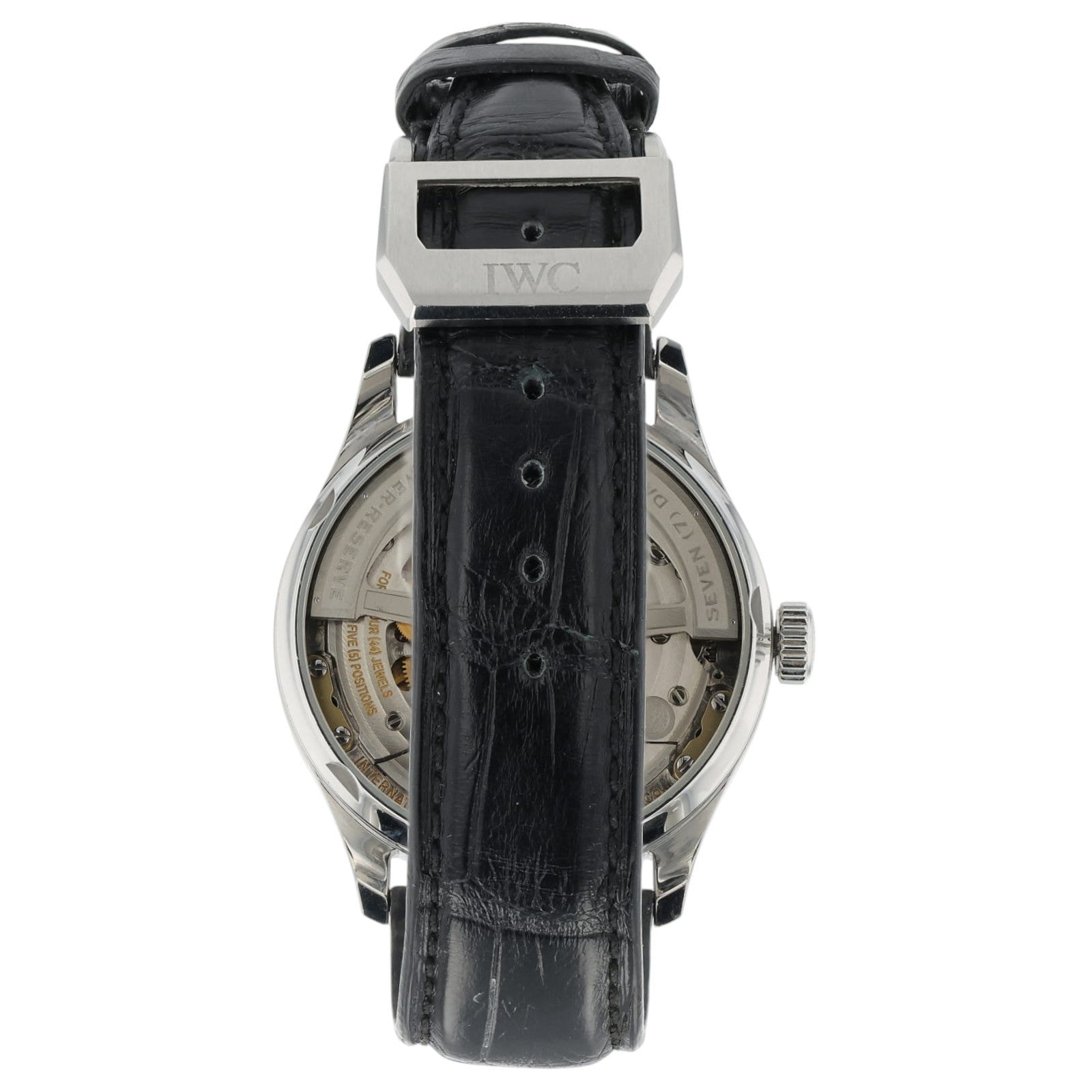 IWC Portuguese 7 Day Men's Black Dial 42mm Automatic Mens Watch - IW500109