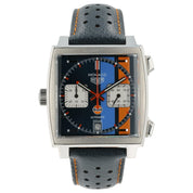 Tag Heuer Monaco Gulf Blue Dial Stainless Steel 39mm Automatic Men’s CAW211R