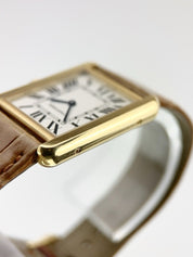 Cartier Tank Solo 18k Yellow Gold 27mm Quartz Movement Men’s Watch W5200004