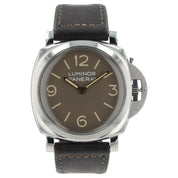 Panerai Luminor Brown Dial Stainless Steel 47mm Manual Wind Men's Watch PAM00663