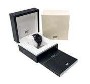 Montblanc Timewalker Stainless Steel Black Dial 44mm Automatic Mens Watch 7422