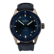 Blancpain Fifty Fathoms Ceramic Blue Dial 43.6mm Automatic Men’s 5000-0240-052A