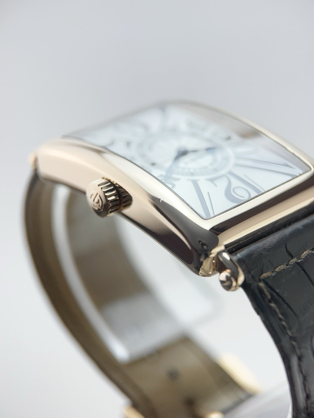 Franck Muller Long Island 18k Rose Gold 36mm Silver Dial Automatic Watch 1000SC