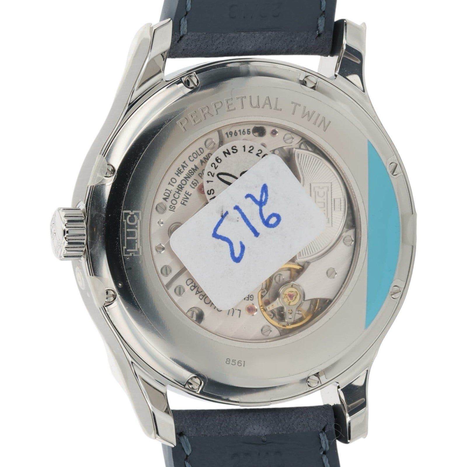 Chopard L.U.C. Blue Dial Stainless Steel 43mm Automatic Men’s Watch 168561