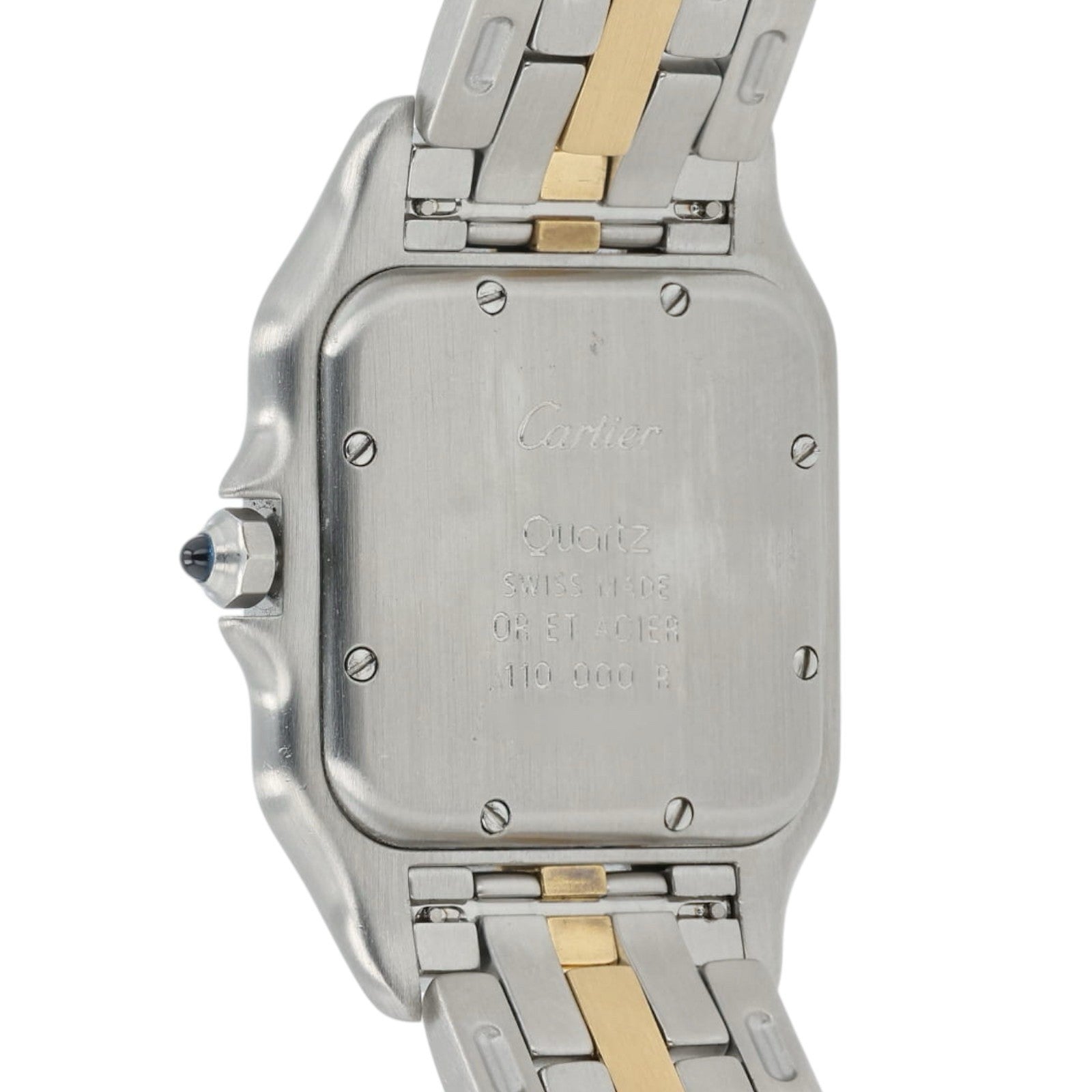 Cartier Panthere Silver Dial Gold & Steel 27mm Quartz Movement Men’s 110000R