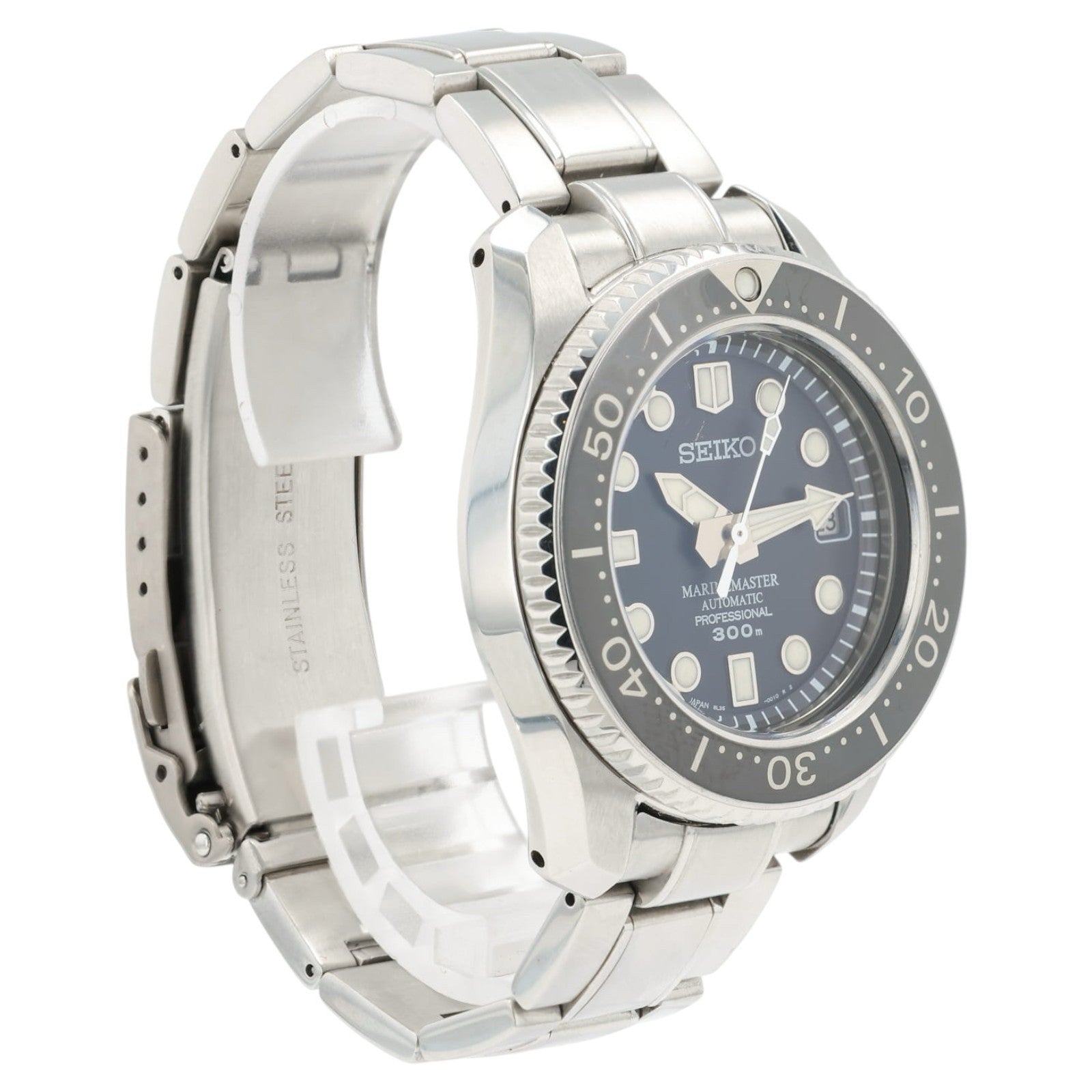 Seiko Marinemaster Black Dial Stainless Steel 44mm Automatic Men’s Watch SBDX017