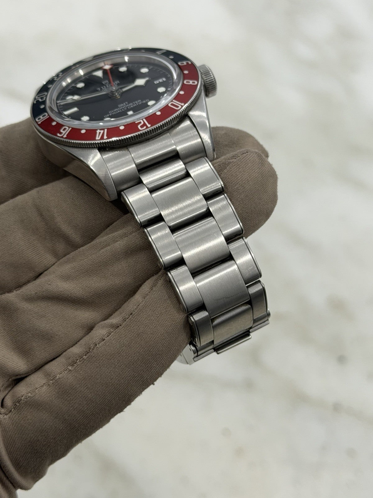 2019 Tudor Black Bay GMT Pepsi Black Dial Stainless Steel Men's Watch 79830RB