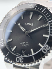 Oris Aquis Date Cal 400 Steel Black Dial 41.5mm Automatic Men's Watch 7769