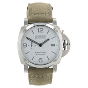 NEW Panerai Luminor Marina Steel White Dial 44mm Automatic Men’s Watch PAM01314