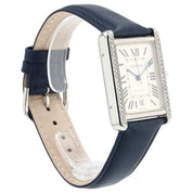 Cartier Tank Solo Stainless Steel Silver Dial 31mm Automatic Mens Watch W5200028