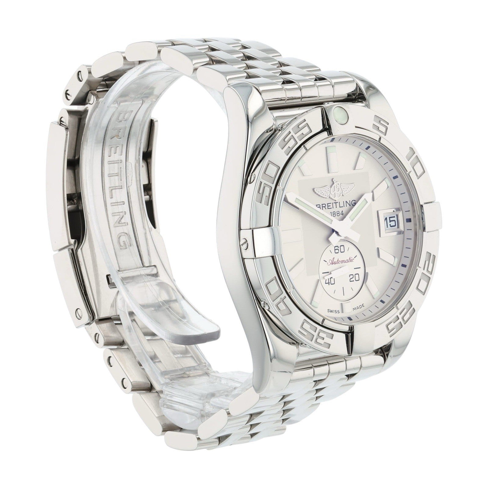 Breitling Galactic Silver Dial Stainless Steel 36mm Automatic Ladies A373301