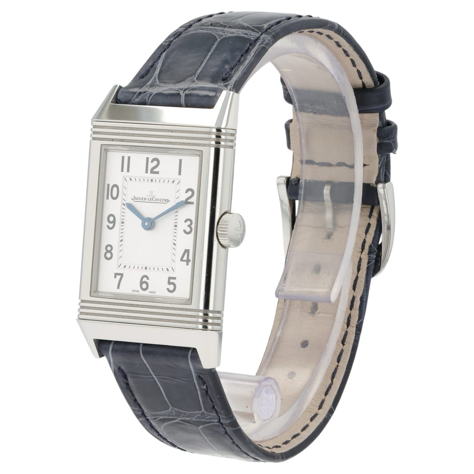 LeCoultre Reverso Classic Silver Dial Stainless Steel 24mm Quartz Watch Q2518540