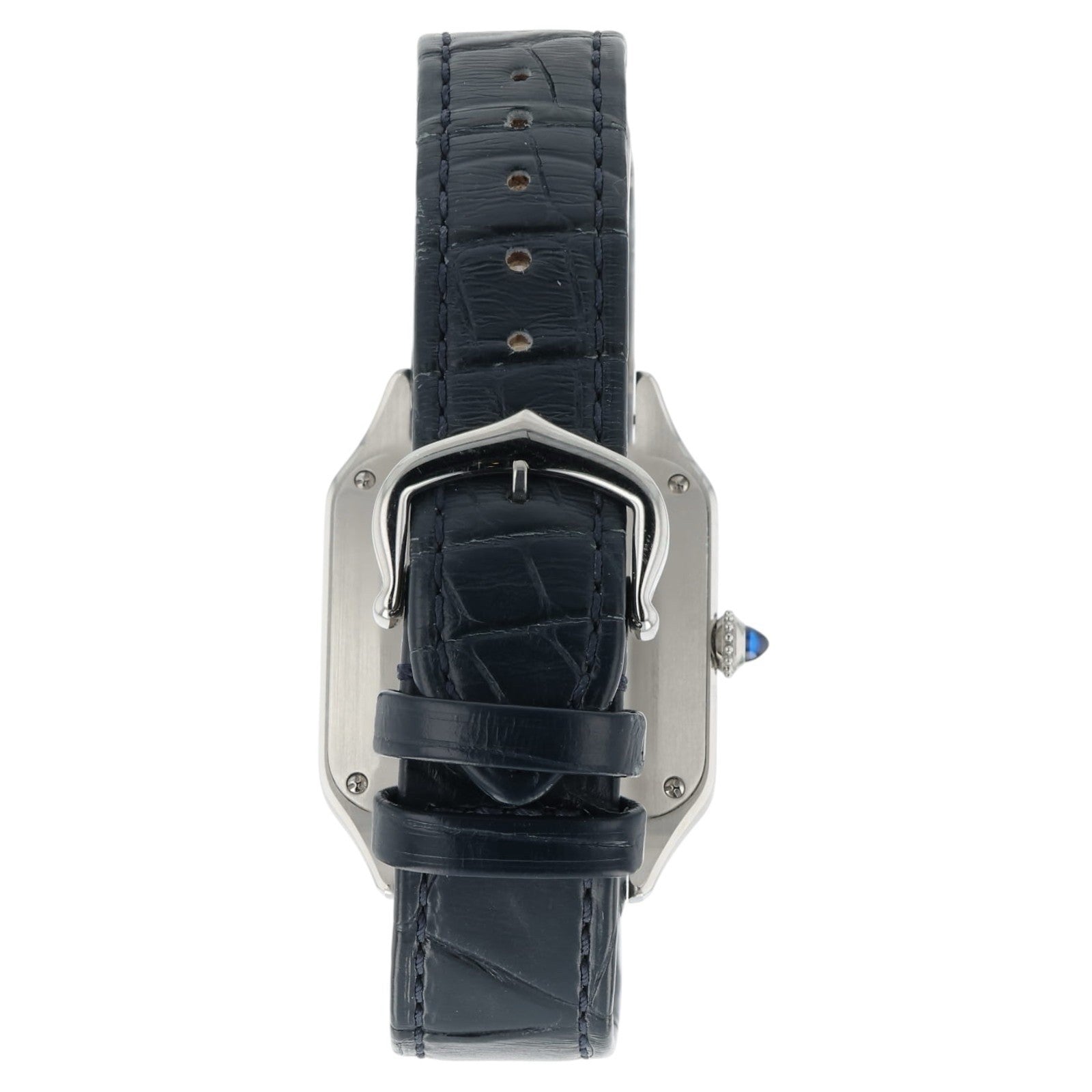 Cartier Santos Small Model Silver Roman Dial Women's Quartz Watch WSSA0086